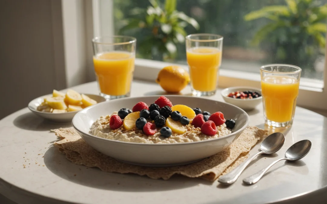 petit déjeuner avant marathon